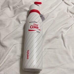 Owala White and Red Drinkware Bottle